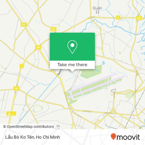 Lẩu Bò Ko Tên map