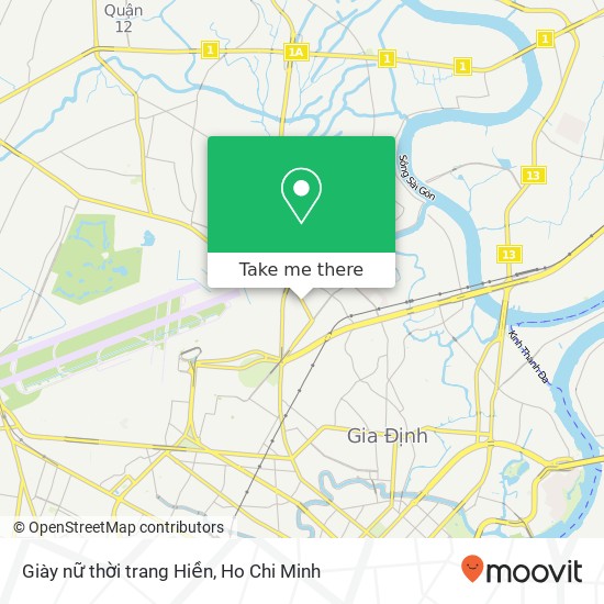 Giày nữ thời trang Hiền map