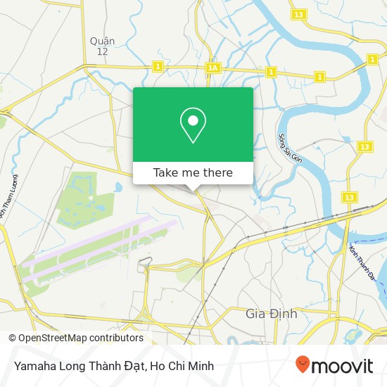 Yamaha Long Thành Đạt map