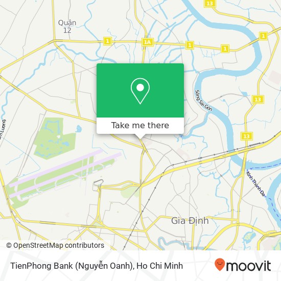 TienPhong Bank (Nguyễn Oanh) map