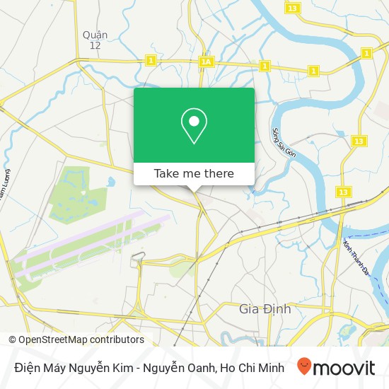 Điện Máy Nguyễn Kim - Nguyễn Oanh map