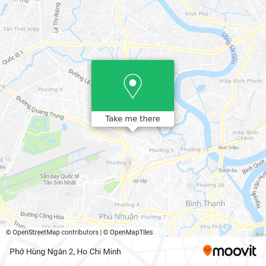 Phở Hùng Ngân 2 map