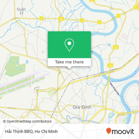 Hải Thịnh BBQ map