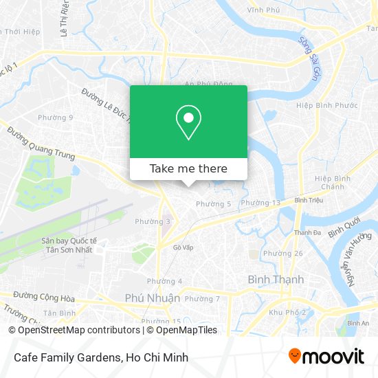 Cafe Family Gardens map