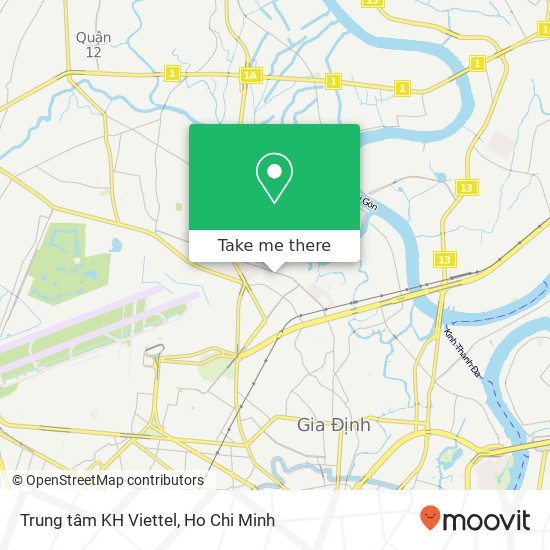 Trung tâm KH Viettel map