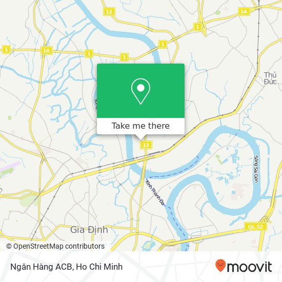 Ngân Hàng ACB map