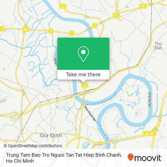 Trung Tam Bao Tro Nguoi Tan Tat Hiep Binh Chanh map