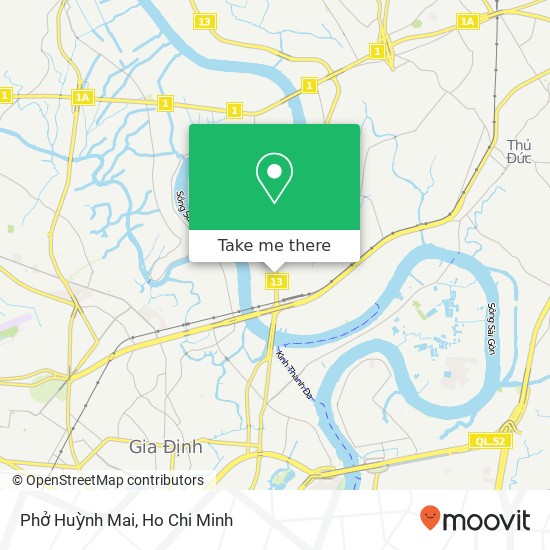 Phở Huỳnh Mai map