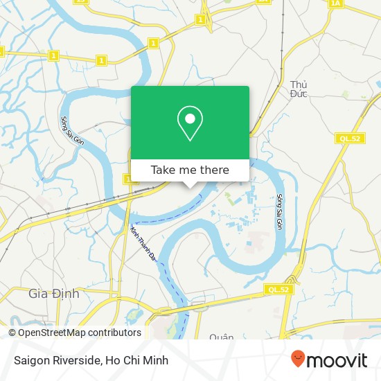 Saigon Riverside map