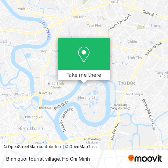 Binh quoi tourist village map
