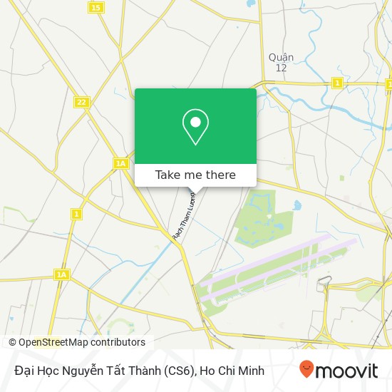 Đại Học Nguyễn Tất Thành (CS6) map