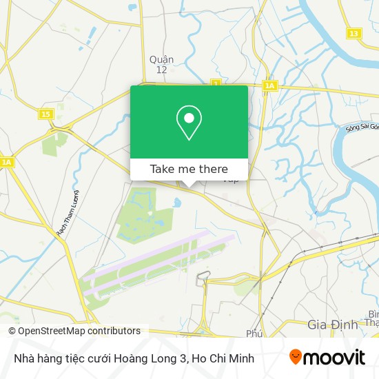 Nhà hàng tiệc cưới Hoàng Long 3 map