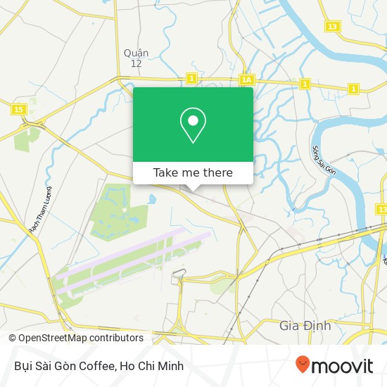 Bụi Sài Gòn Coffee map
