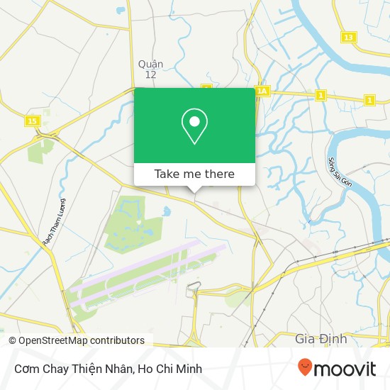 Cơm Chay Thiện Nhân map