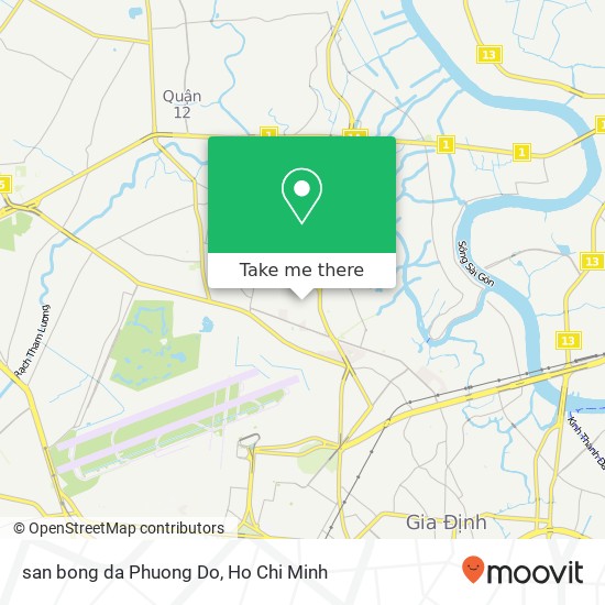 san bong da Phuong Do map