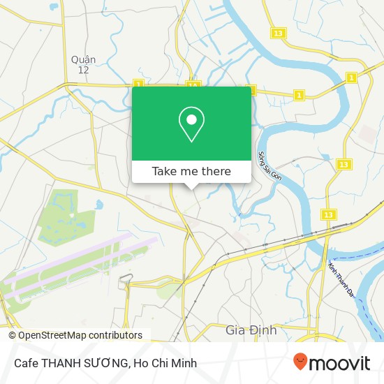 Cafe THANH SƯƠNG map