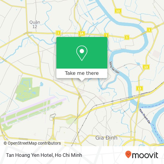 Tan Hoang Yen Hotel map