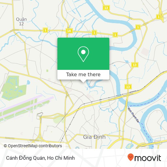 Cánh Đồng Quán map