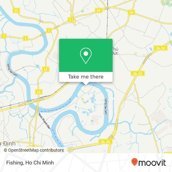 Fishing map