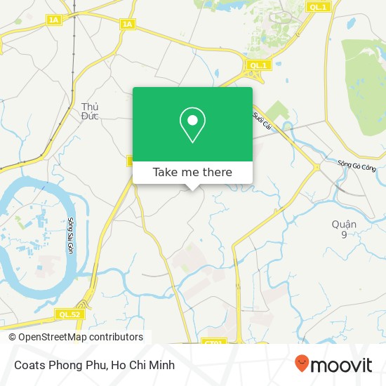 Coats Phong Phu map