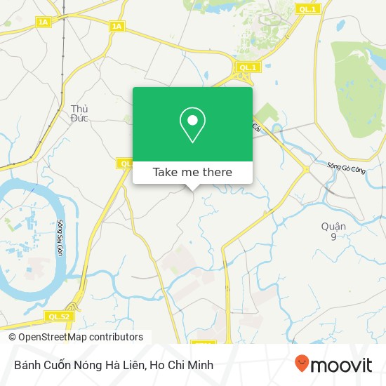 Bánh Cuốn Nóng Hà Liên map