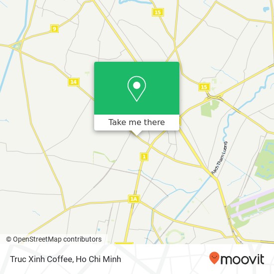 Truc Xinh Coffee map
