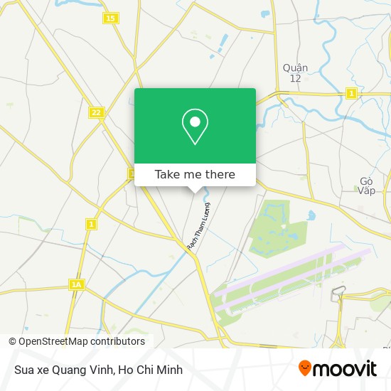 Sua xe Quang Vinh map