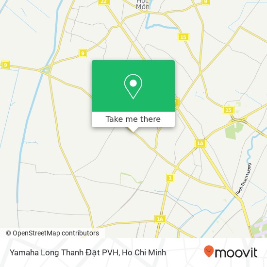 Yamaha Long Thanh Đạt PVH map