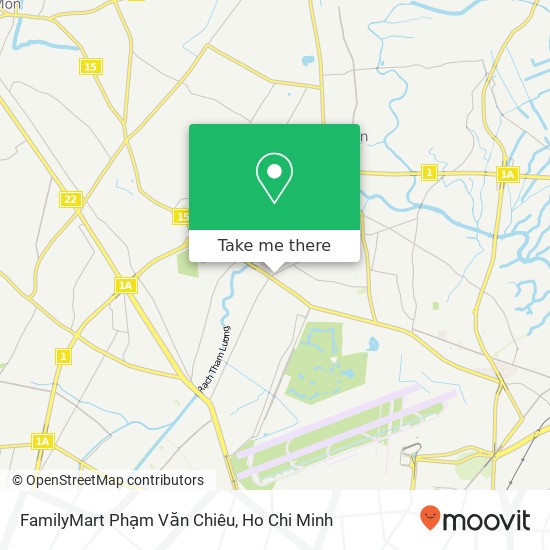 FamilyMart Phạm Văn Chiêu map