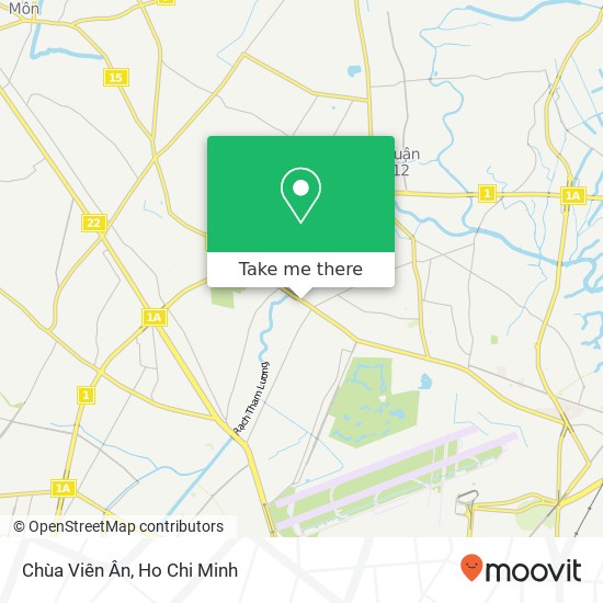 Chùa Viên Ân map