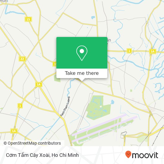 Cơm Tấm Cây Xoài map