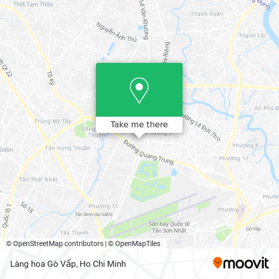 Làng hoa Gò Vấp map