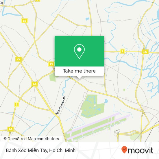 Bánh Xèo Miền Tây map