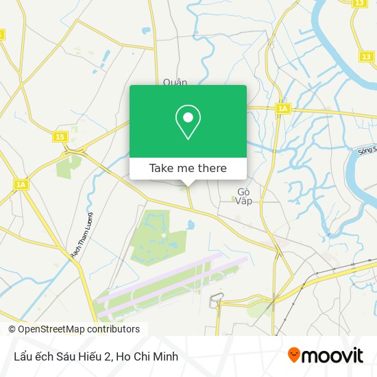 Lẩu ếch  Sáu Hiếu 2 map