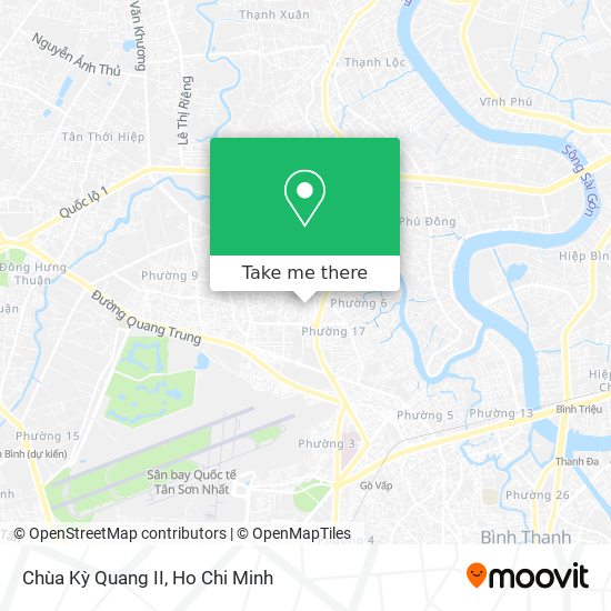 Chùa Kỳ Quang II map