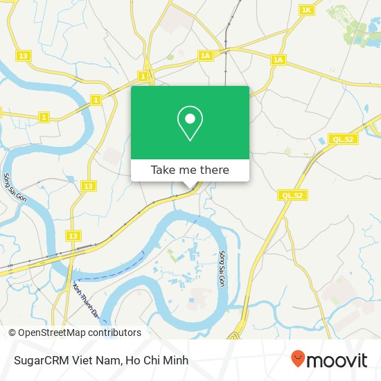 SugarCRM Viet Nam map