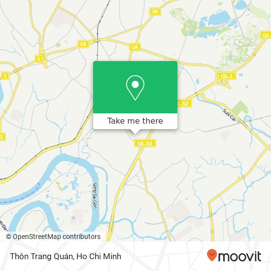 Thôn Trang Quán map