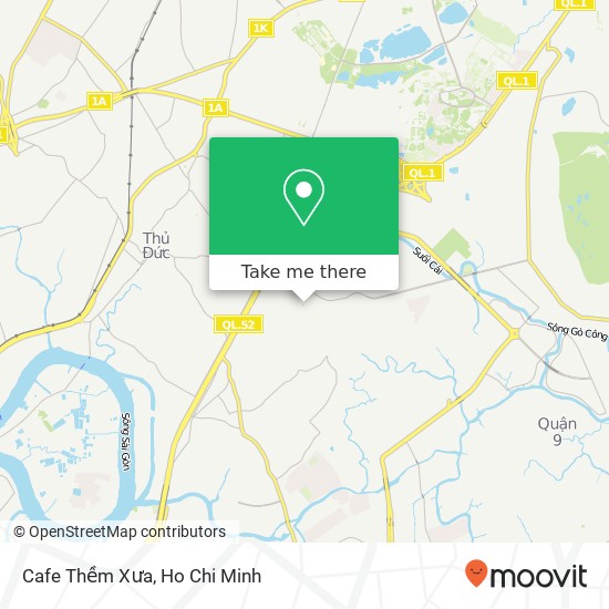 Cafe Thềm Xưa map