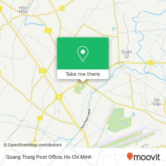 Quang Trung Post Office map