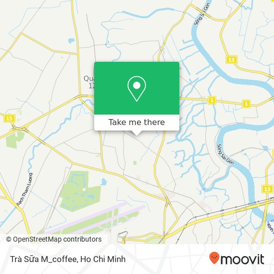 Trà Sữa M_coffee map
