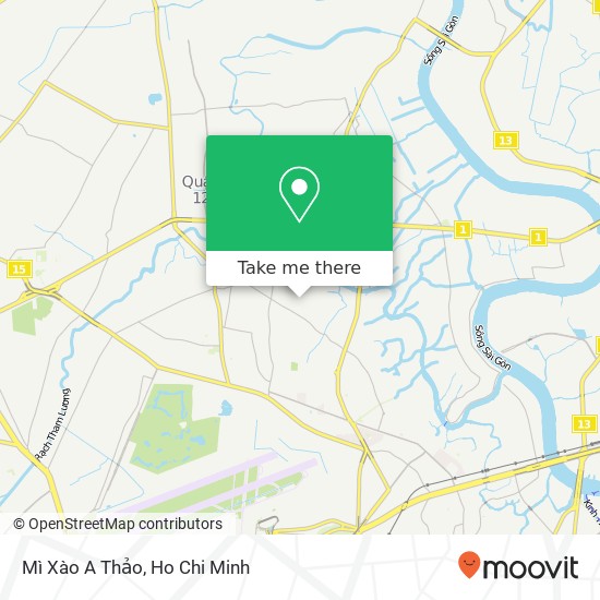 Mì Xào A Thảo map