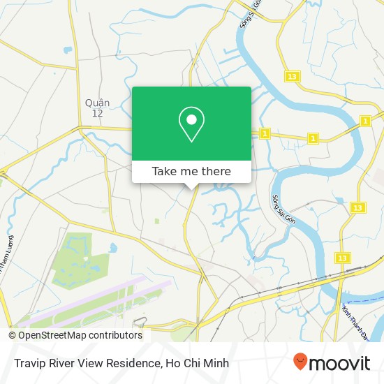 Travip River View Residence map