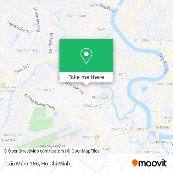 Lẩu Mắm 186 map