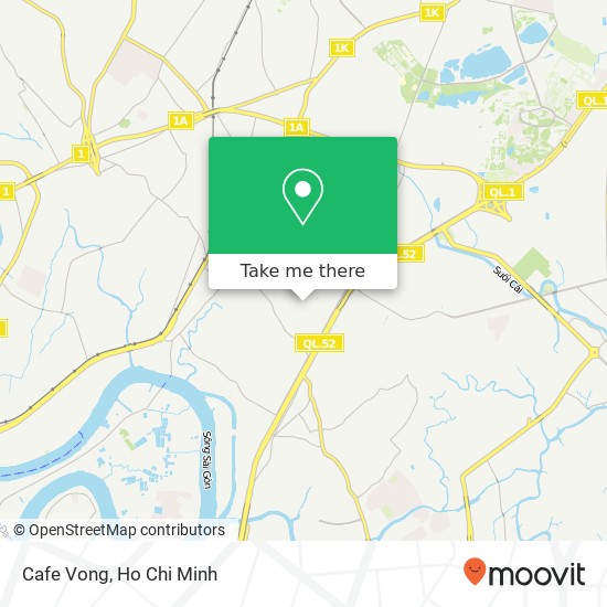 Cafe Vong map