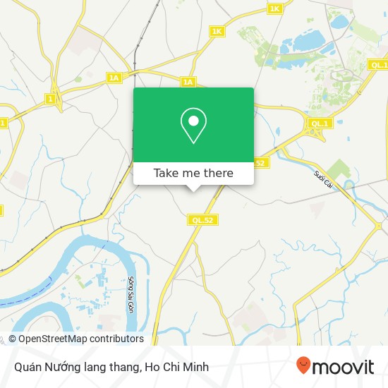 Quán Nướng lang thang map