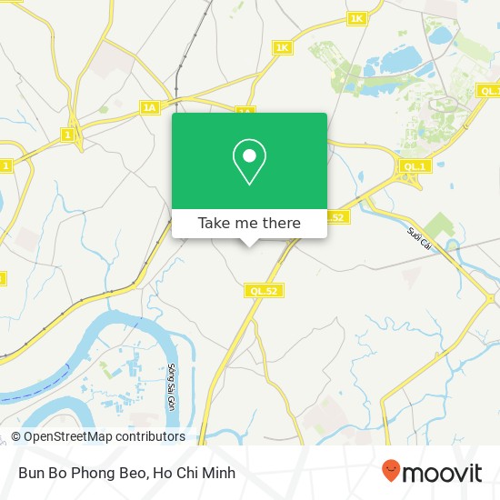 Bun Bo Phong Beo map