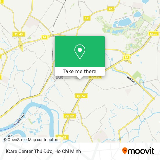 iCare Center Thủ Đức map