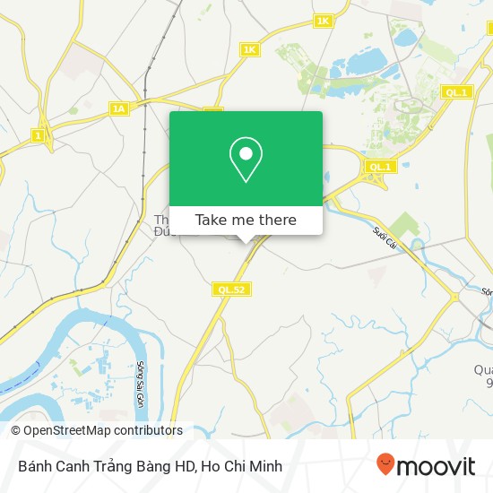 Bánh Canh Trảng Bàng HD map