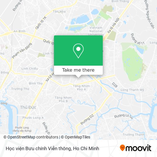 Học viện Bưu chính Viễn thông map