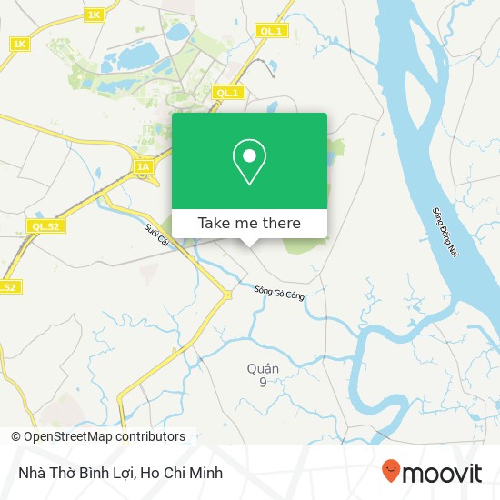 Nhà Thờ Bình Lợi map